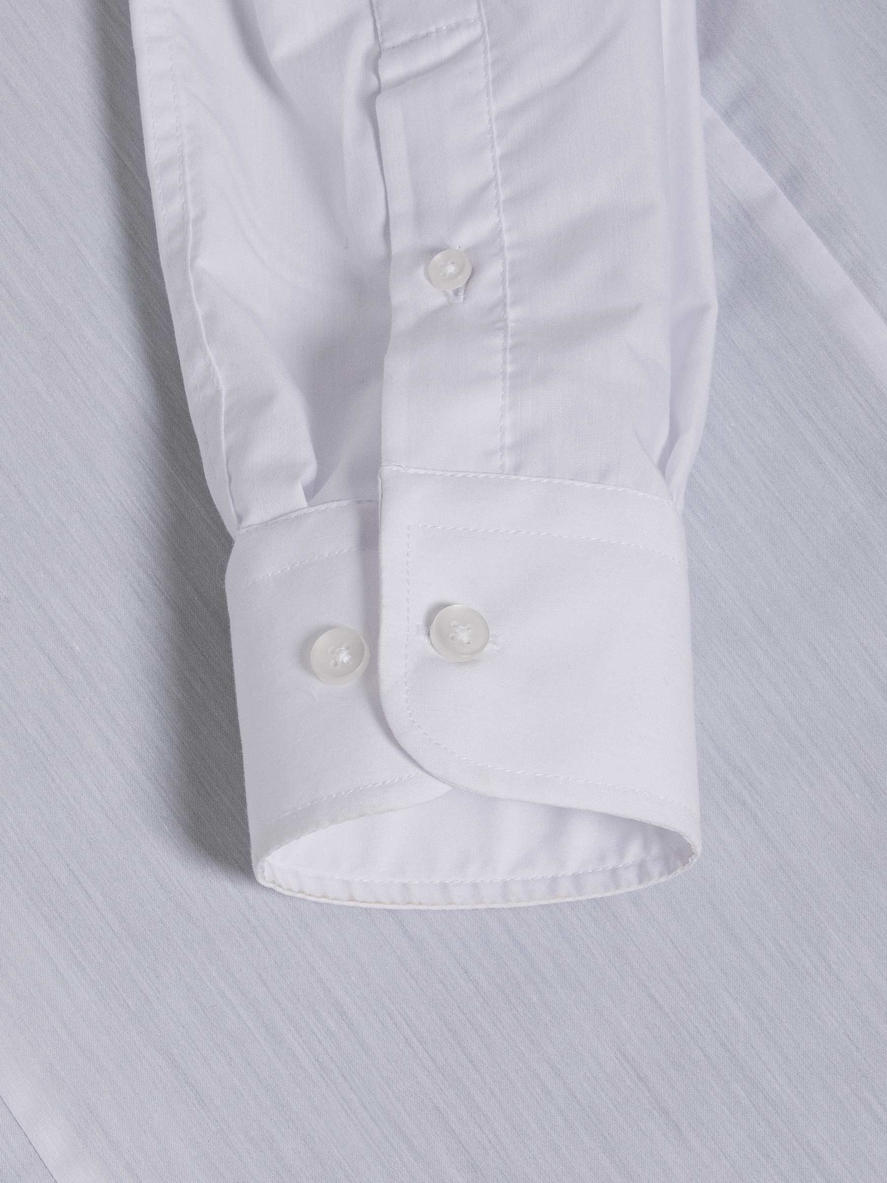 Leira Solid White Long Sleeve Shirt