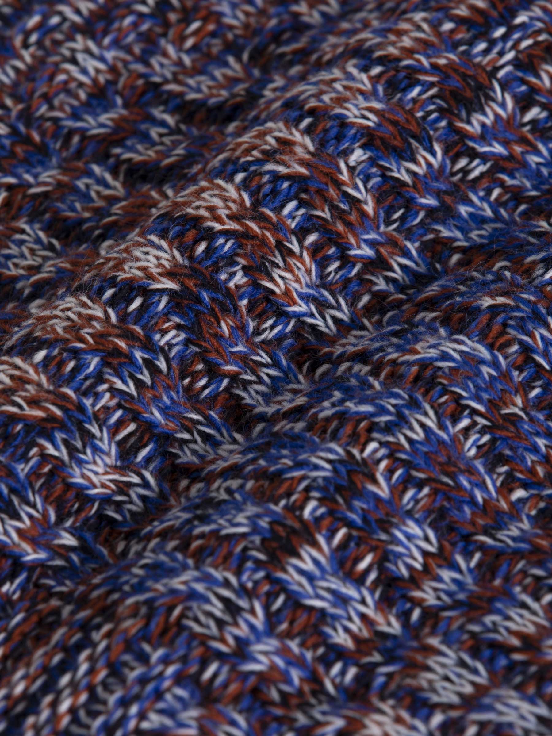 Knitwear  77527 Tuscon Royal Blue Brown