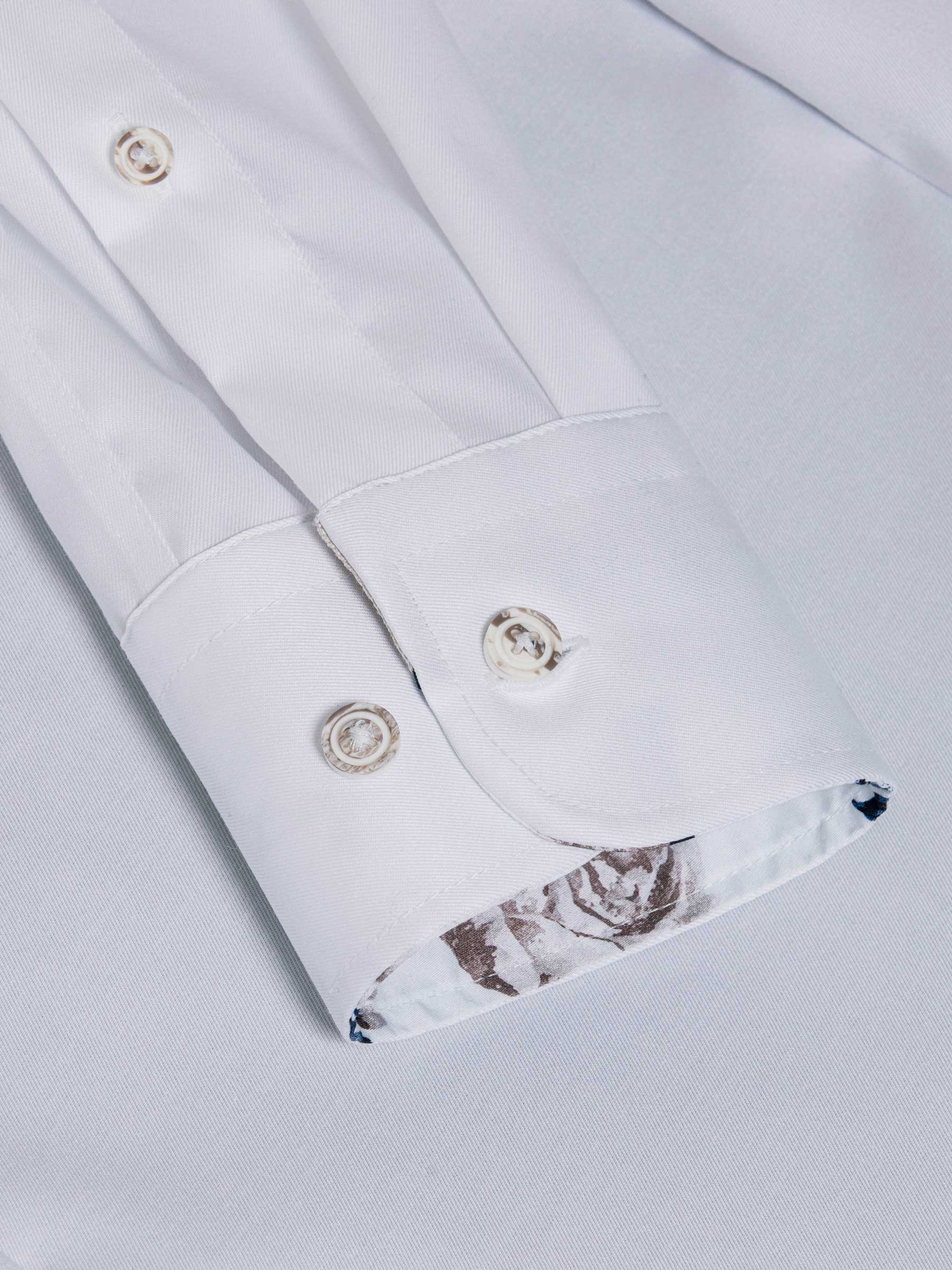 Shirt Long Sleeve 75679 Pavel White