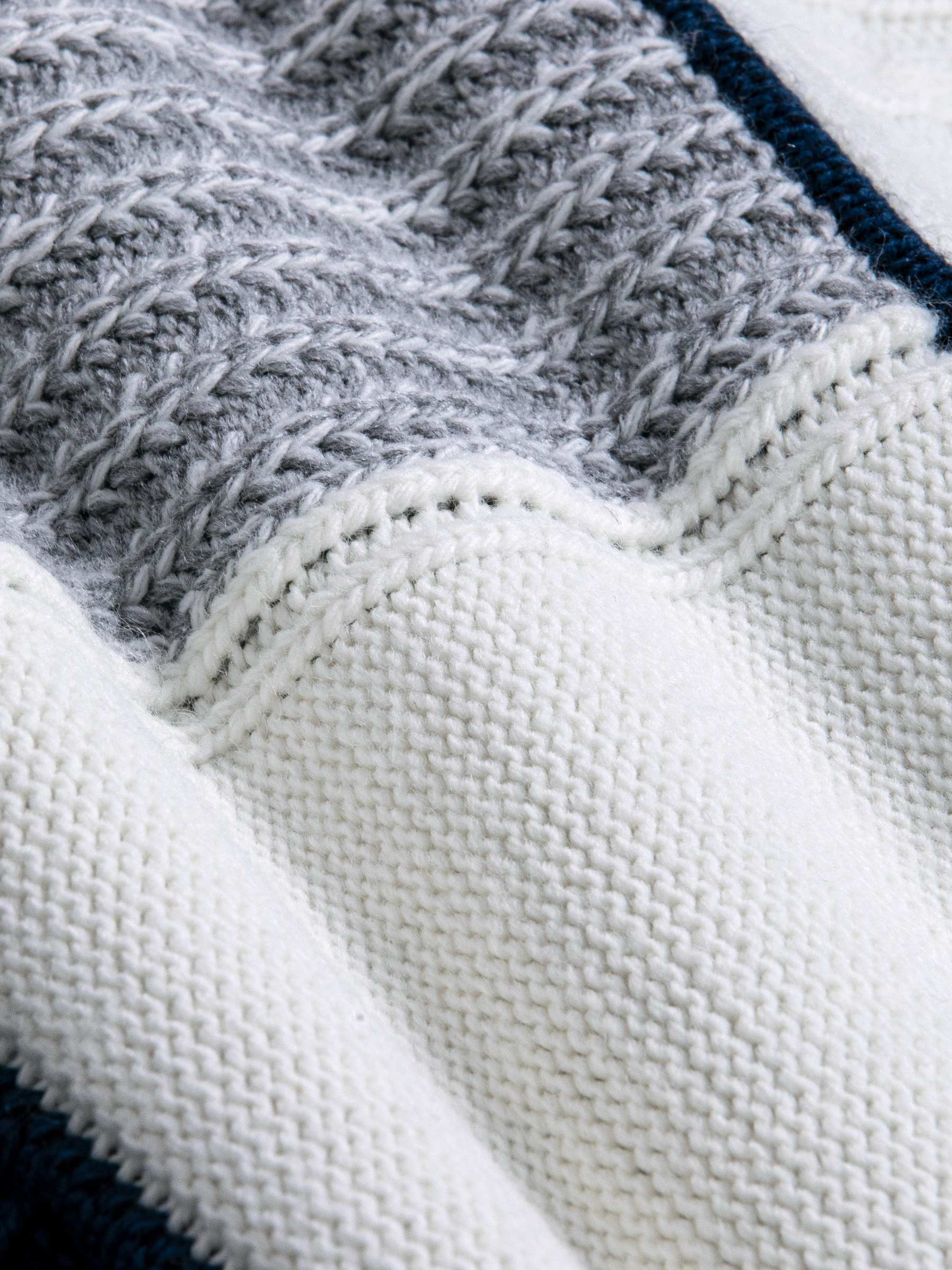 Knitwear 77542 Cambridge Navy White