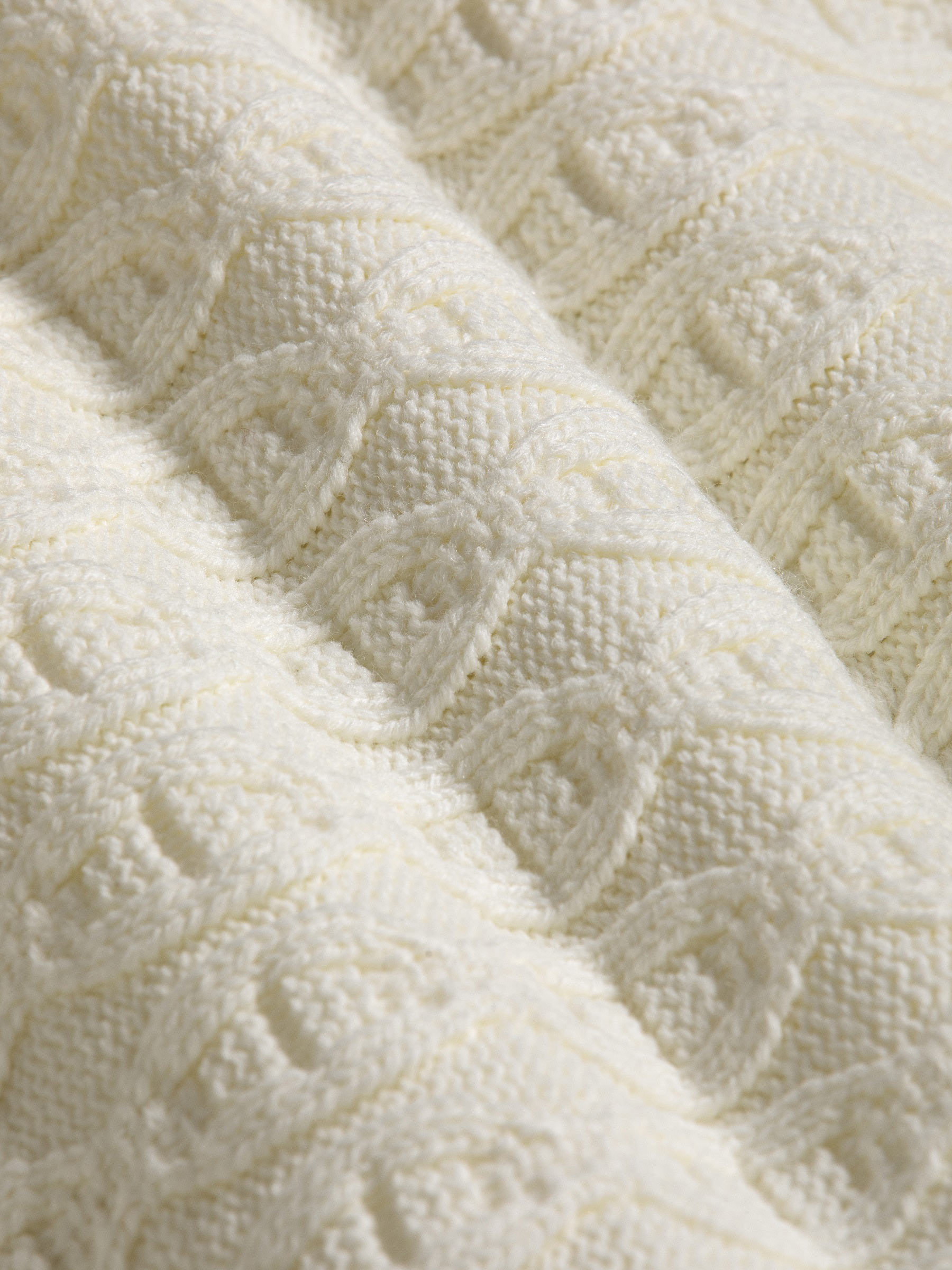 Avon Off White Pattern Knitwear