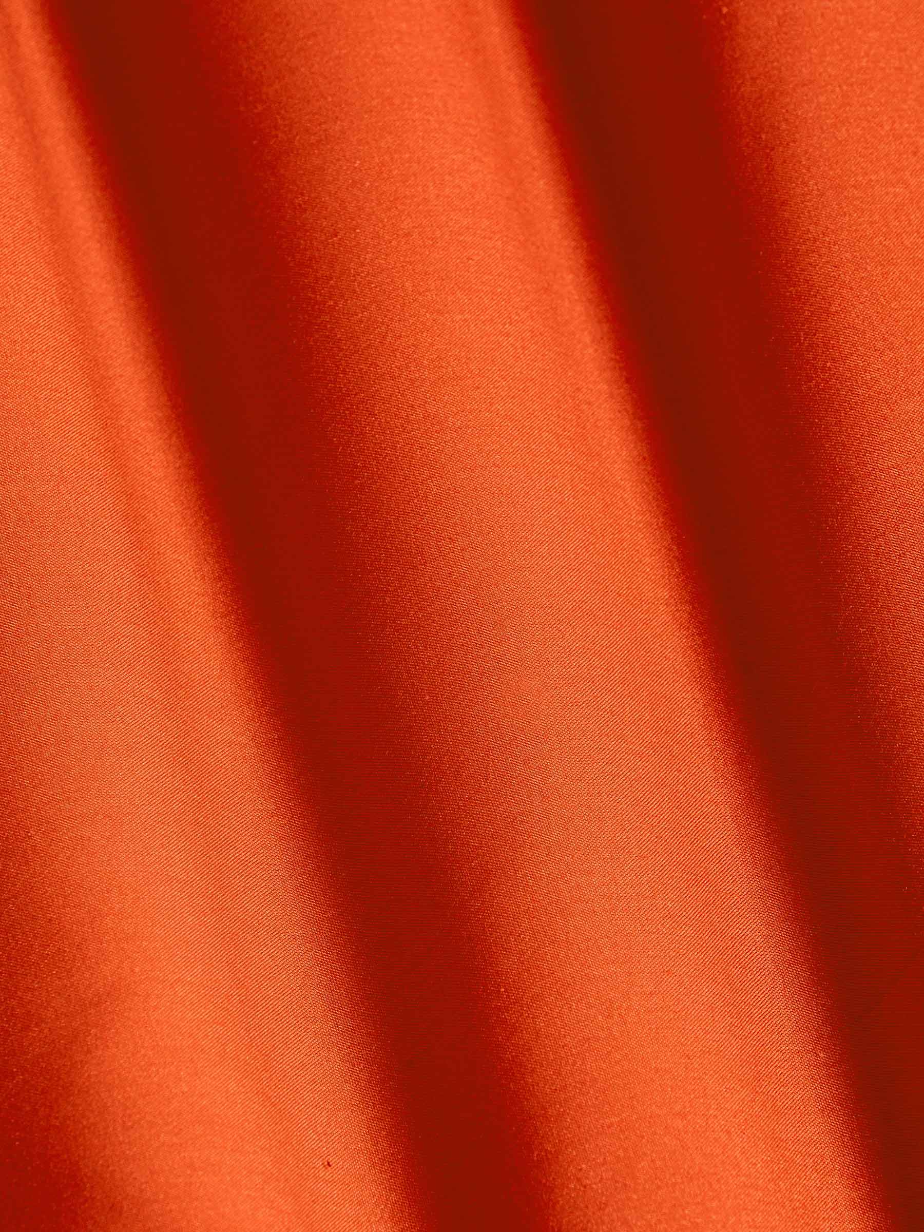 Leira Solid Dark Orange Long Sleeve Shirt