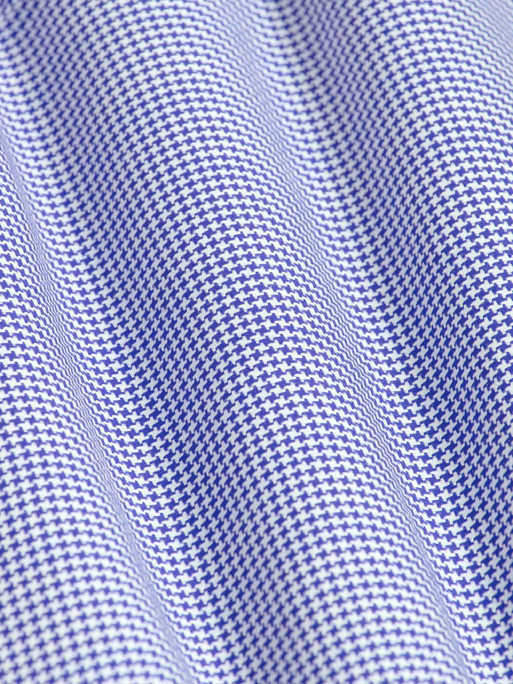 Vermilion Checkered Blue Long Sleeve Shirt