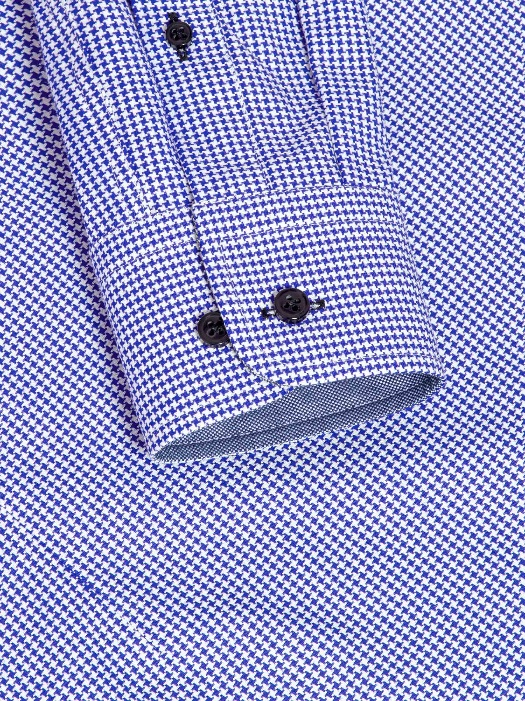 Vermilion Checkered Blue Long Sleeve Shirt