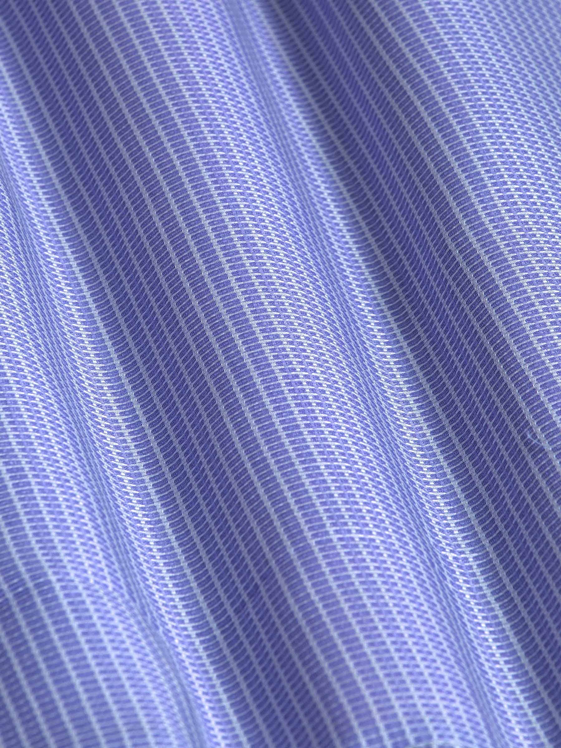 Sky Lake Royal Blue Micro Patterned Long Sleeve Shirt