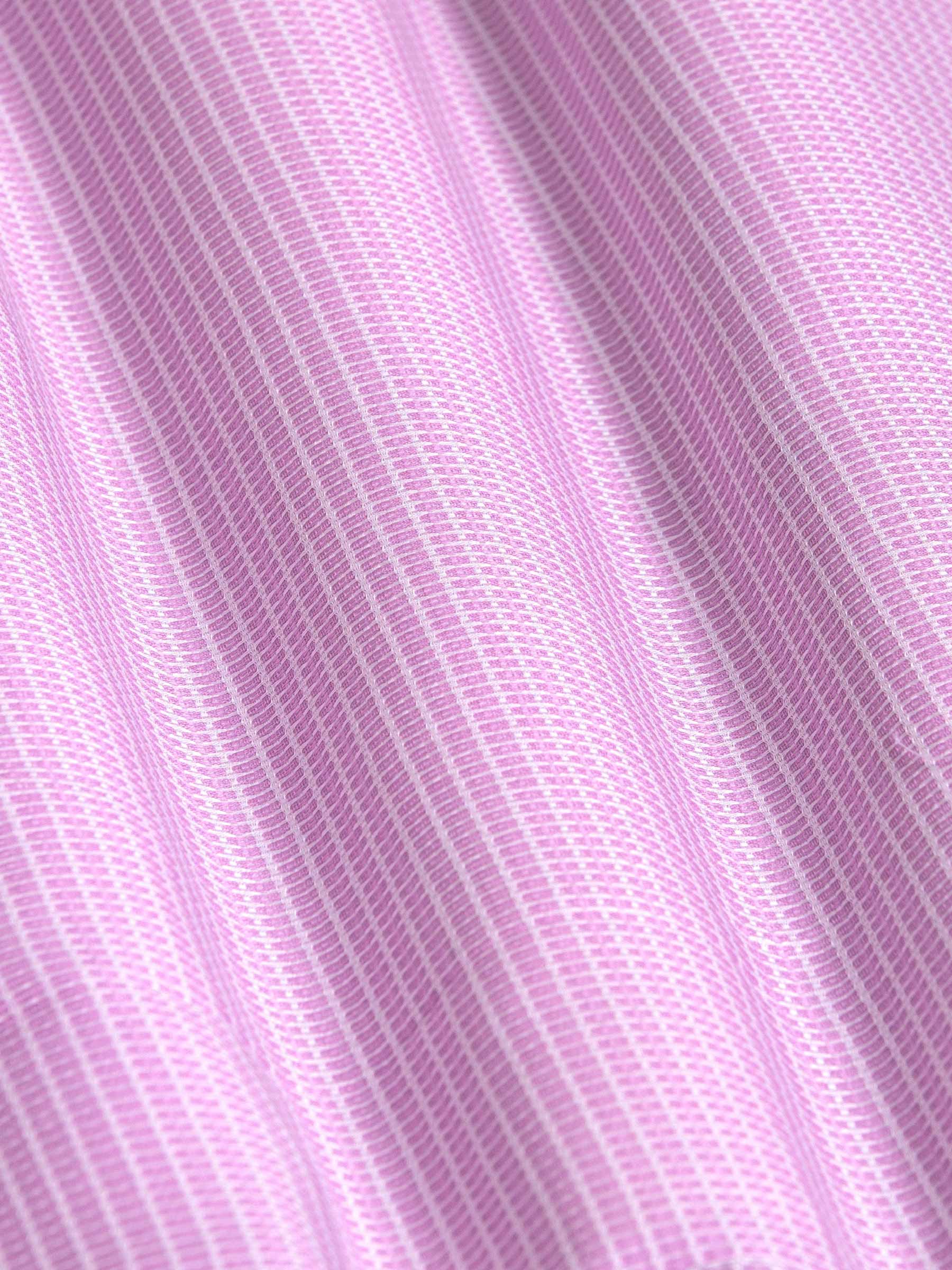 Sky Lake Pink Micro Patterned Long Sleeve Shirt