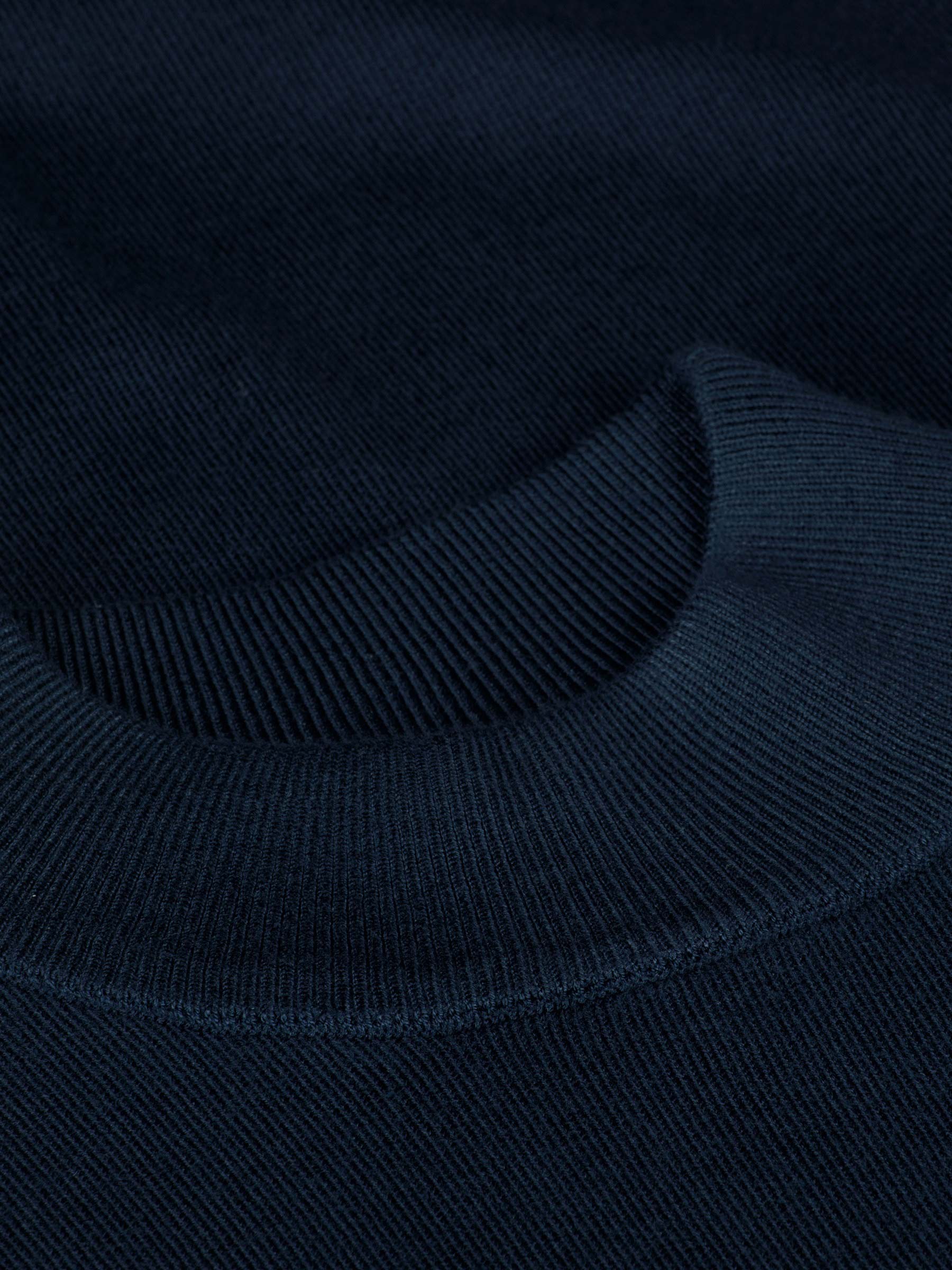 Siena Round-Necked Navy Sweater