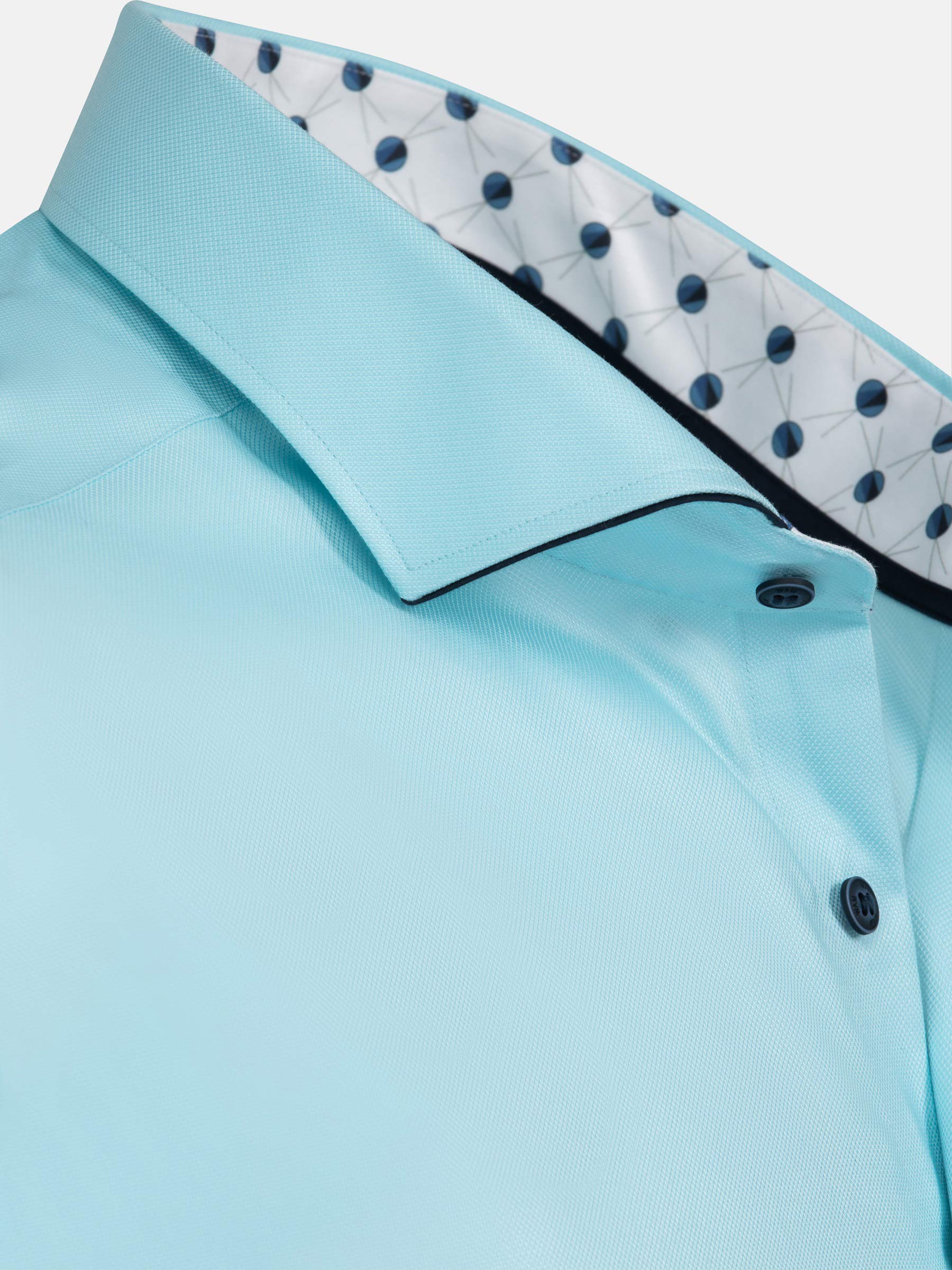 Mykonos Solid Light Turquoise Shirt Long Sleeve 