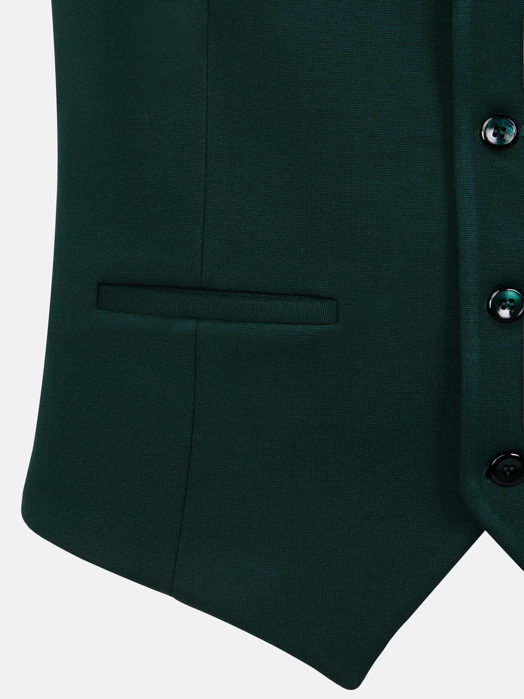 Wayne Glen Check Slim Fit Green Suit Waistcoat