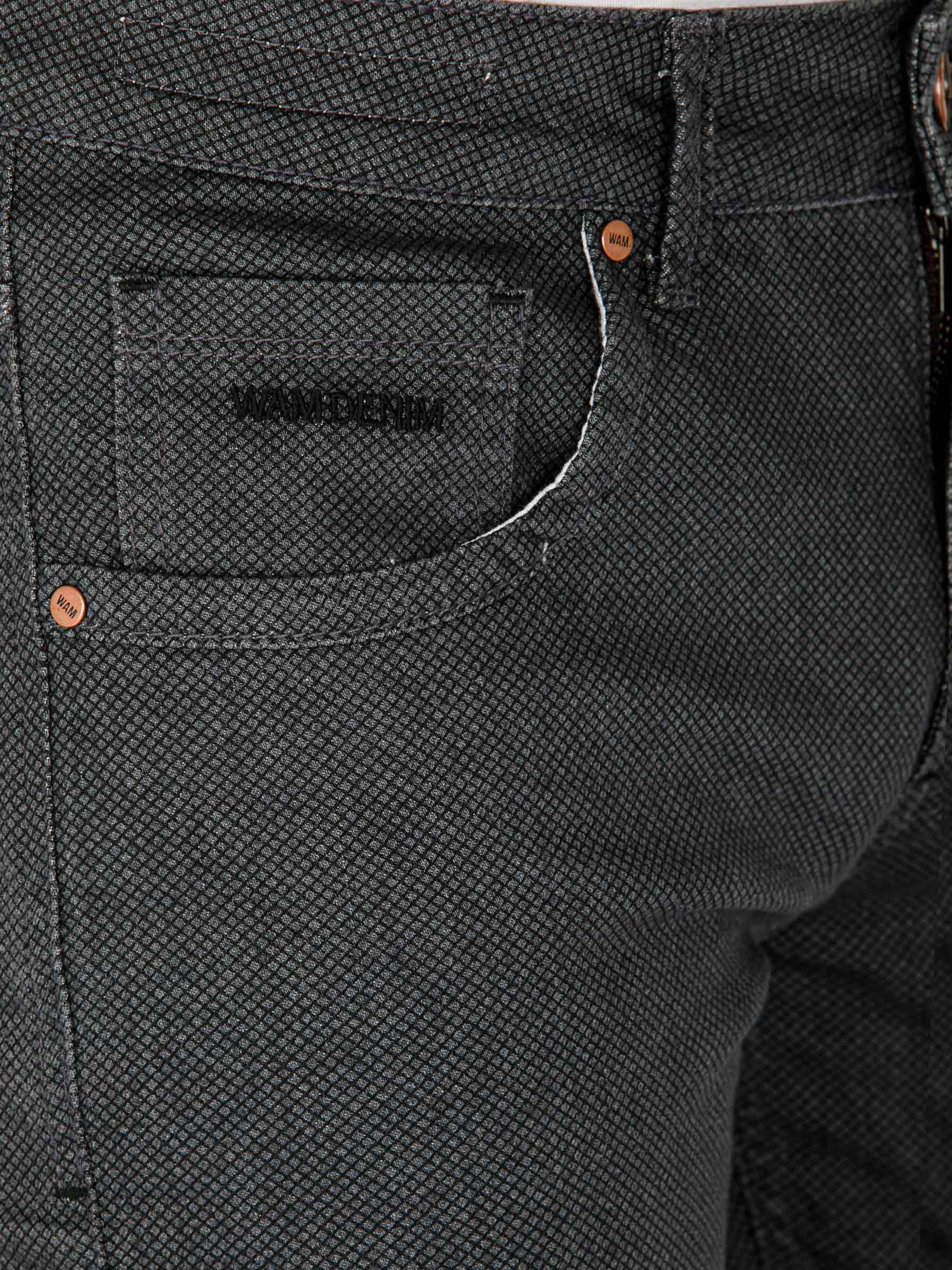 Twilight Mini Check Slim Fit Anthracite Jeans
