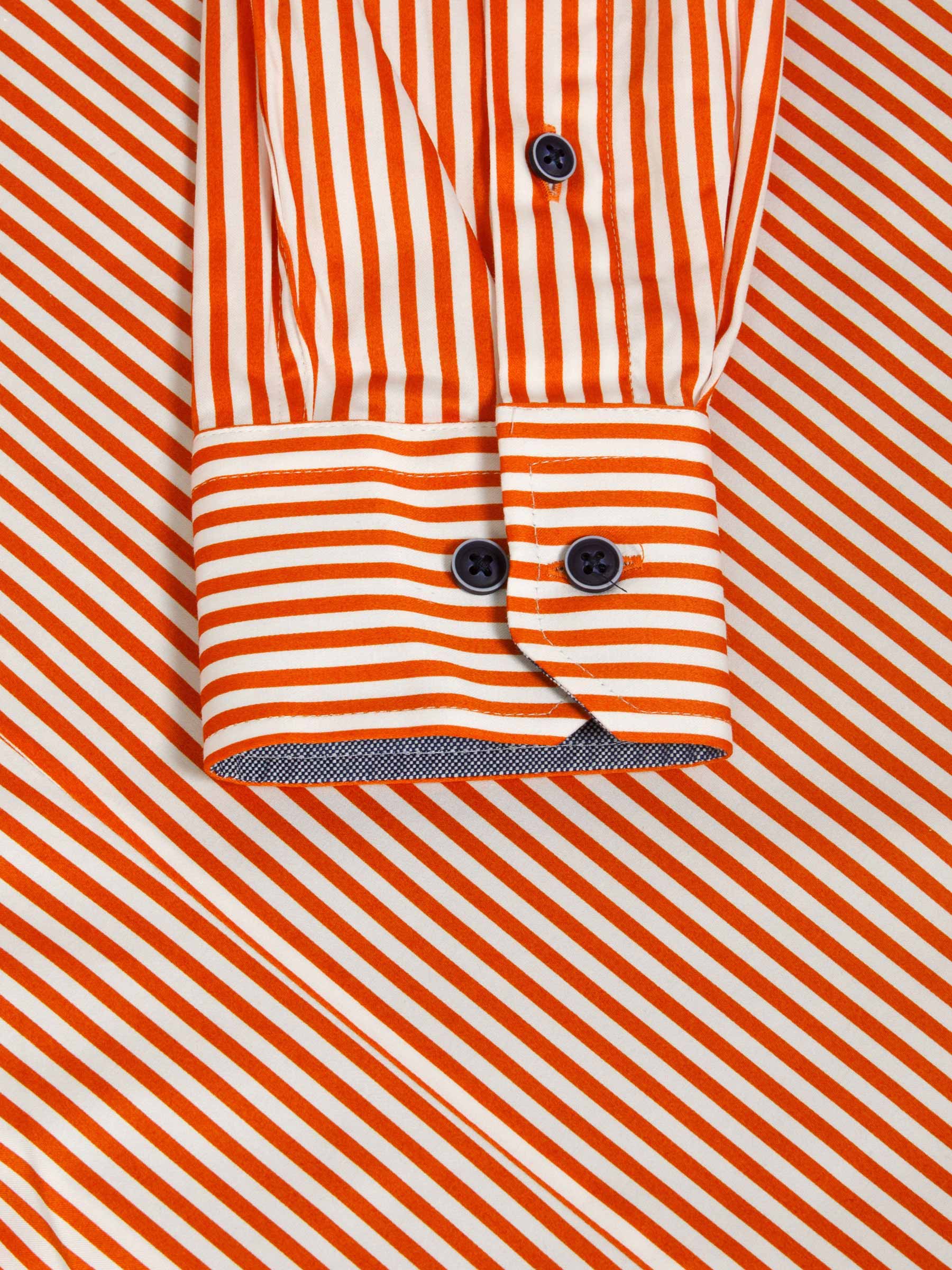Kevin Regular Fit Orange Shirt 
