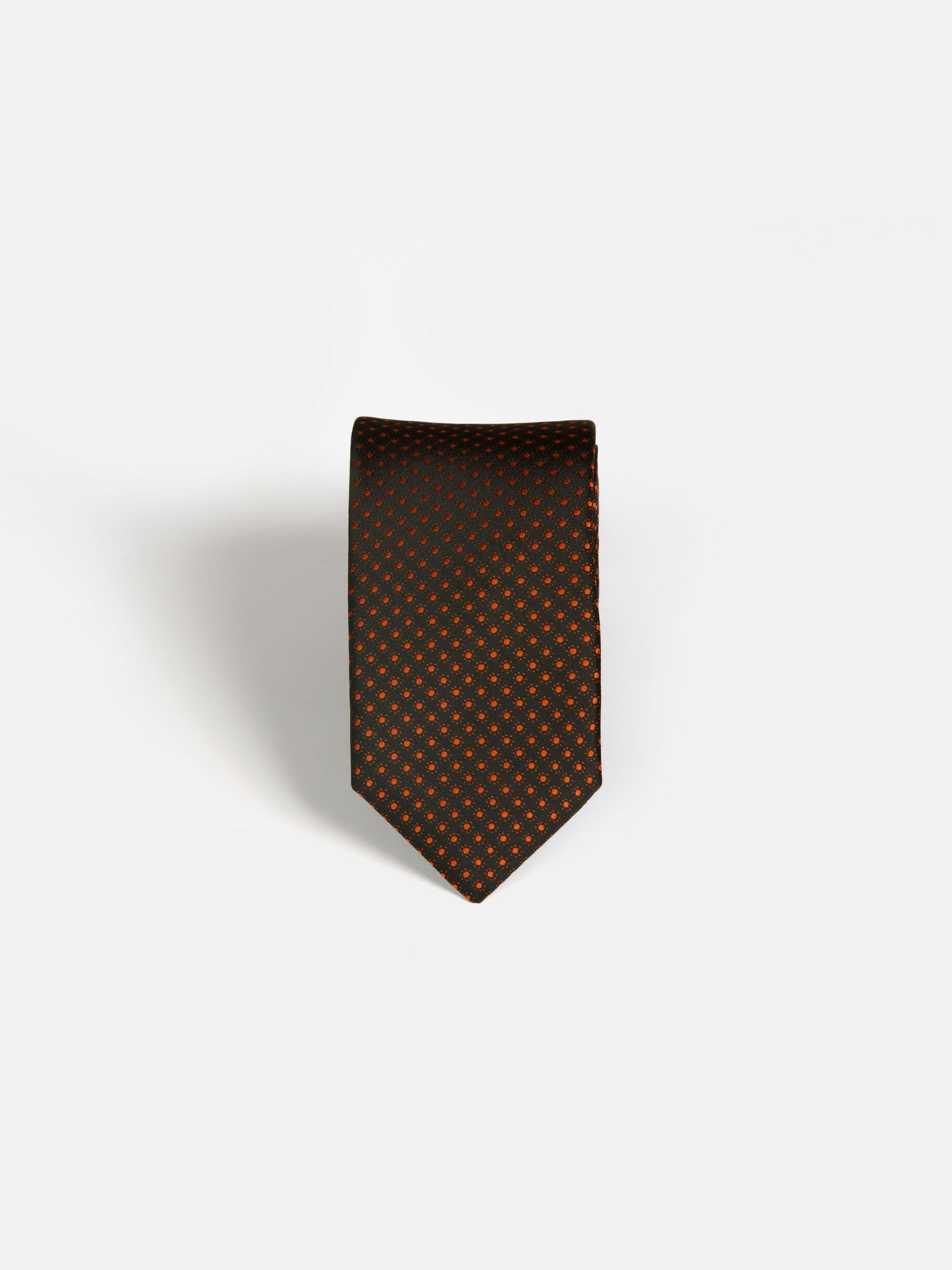 Liam Black Orange Tie