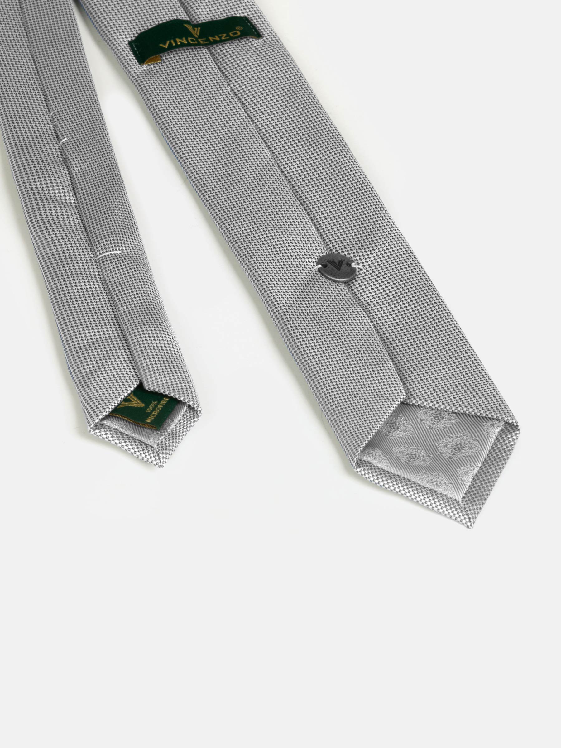Liam Black Grey Tie