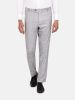 Ground Checkered Slim Fit Grey Pants