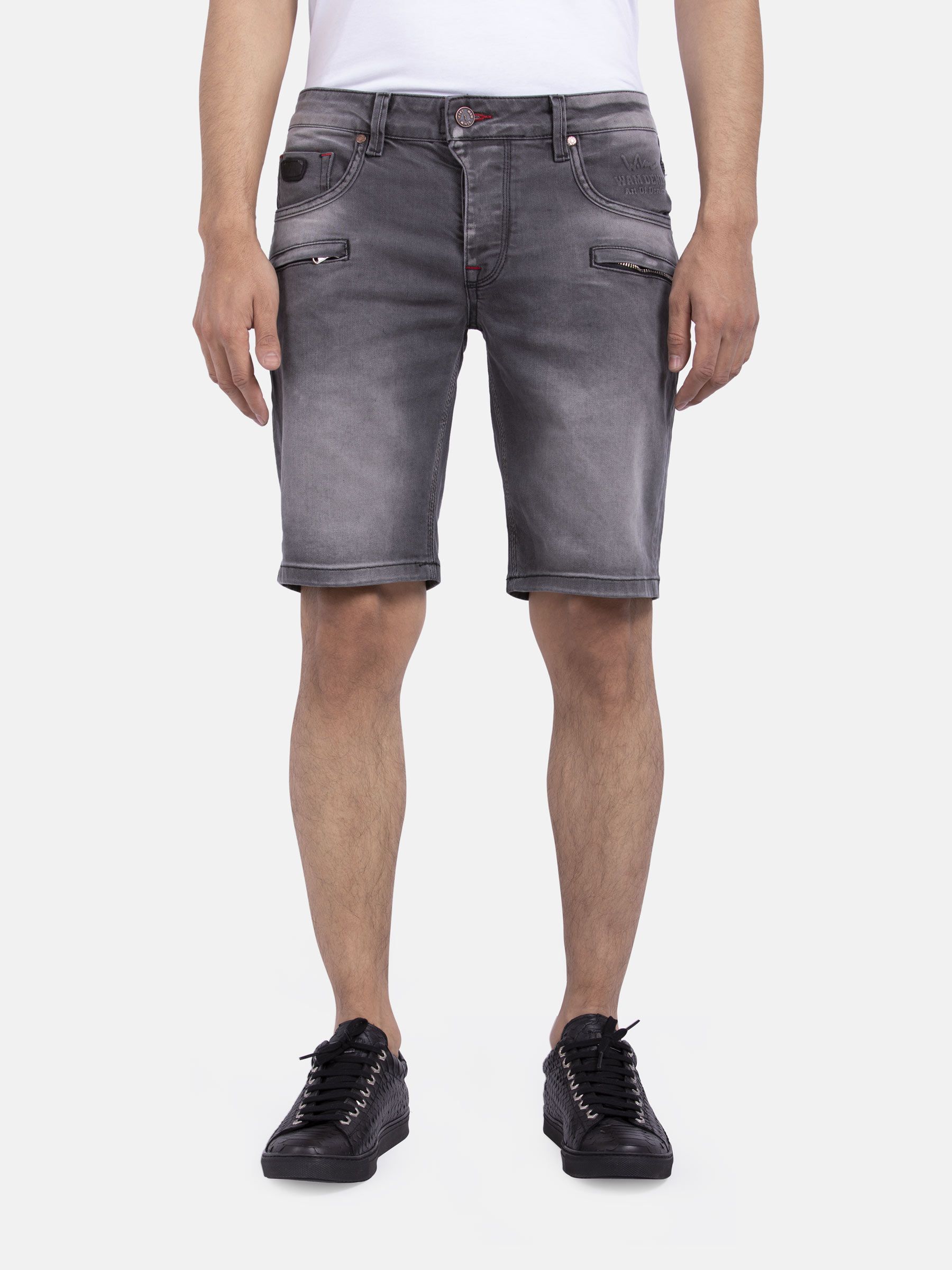 Dress Pants For Men Summer Solid Color Denim Shorts Korean Version Of The  Trend Men's Medium Five Point Suit Cargo Pocket Blue - Walmart.com
