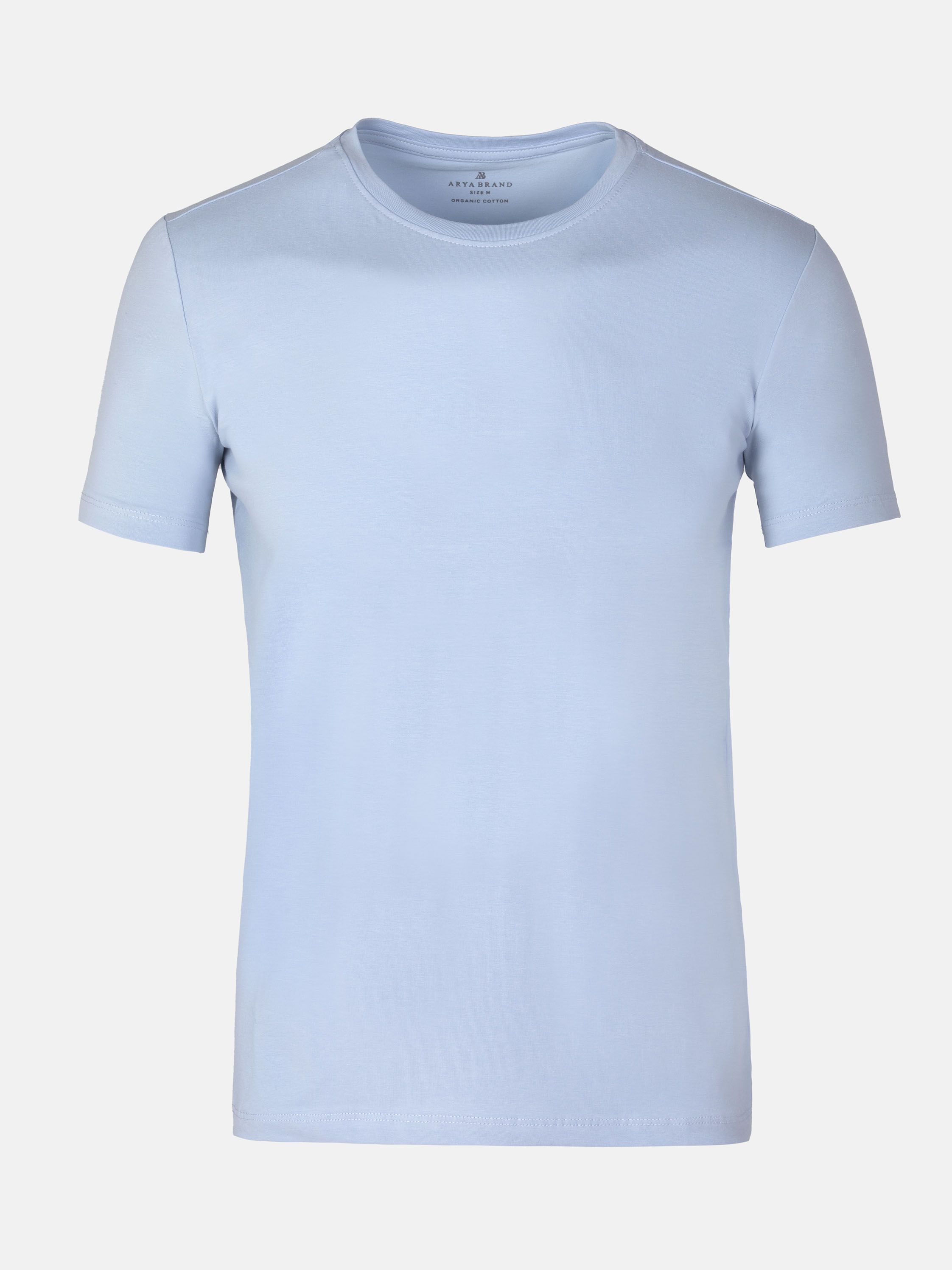 Slim Fit Light Blue T-Shirt - Light Blue Slim Fit Tee - Slim Cut Sky Blue  Shirt |WAM DENIM