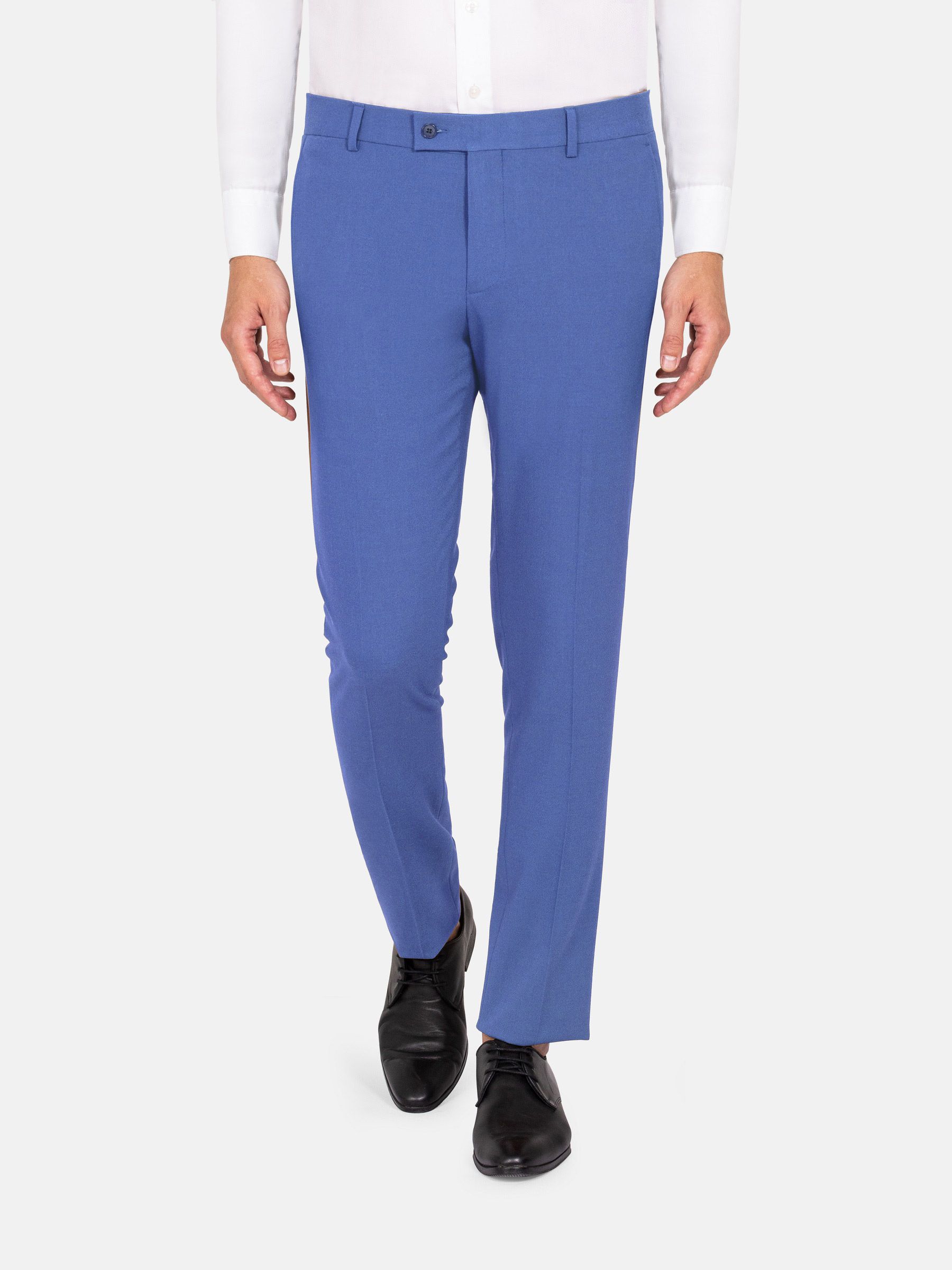 Urbano Plus Men's Royal Blue Cotton Regular Fit Casual Chinos Trousers –  Urbano Fashion