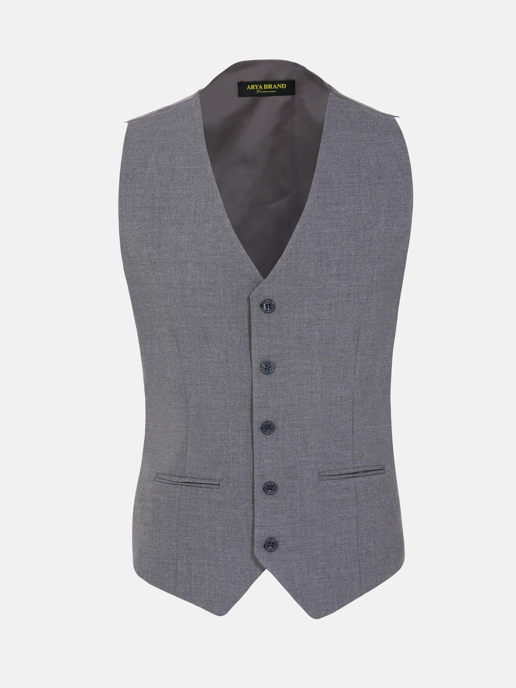 Black and Grey Night Check Tweed waistcoat