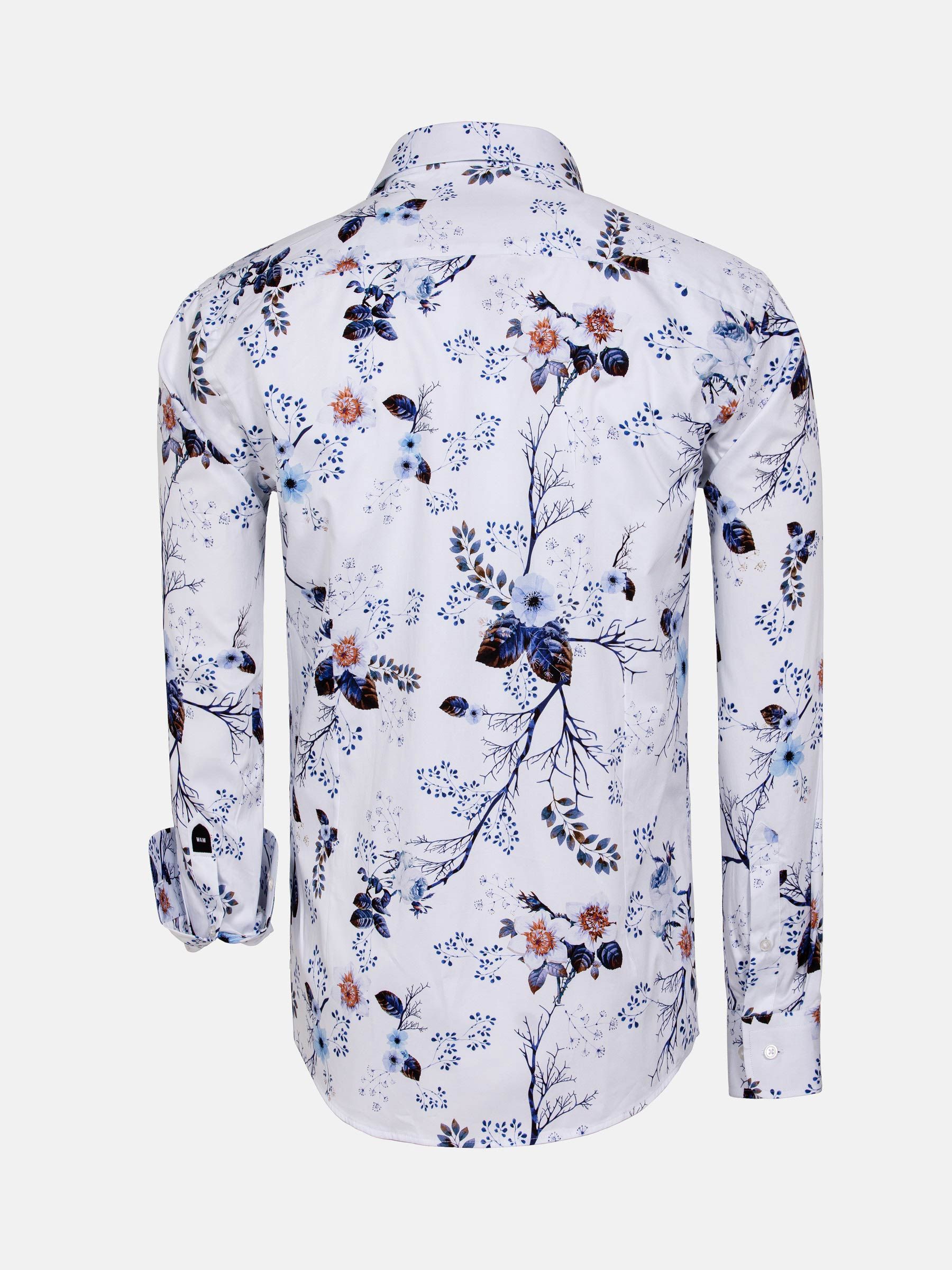Men's floral shirt- Floral pattern men's shirt- Men's long sleeve